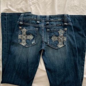 Miss Me JP 4788 Size 26 Boot Embellished Cross